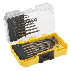 Набір свердел по металу DeWALT Black&Gold HSS-G, 23 шт, кейс Tough Case №5