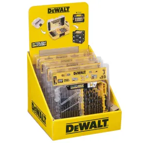 Набір свердел по металу DeWALT Black&Gold HSS-G, 23 шт, кейс Tough Case №7