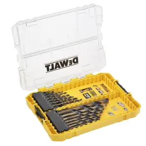 Набір свердел по металу DeWALT Black&Gold HSS-G, 21 шт, кейс ToughCase №3