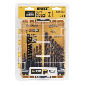 Набір свердел по металу DeWALT Black&Gold HSS-G, 21 шт, кейс ToughCase №5