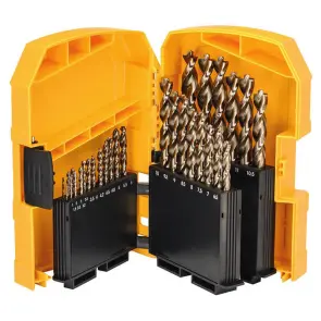 Набір свердел по металу "INDUSTRIAL COBALT" EXTREME DeWALT, d = 1-13 мм, 29 шт., кейс. №5