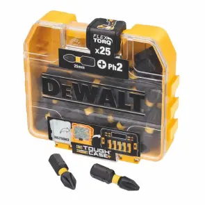 Набор бит DeWALT, EFT, Phillips, Ph2, L = 25 мм, 25 шт, кейс №2