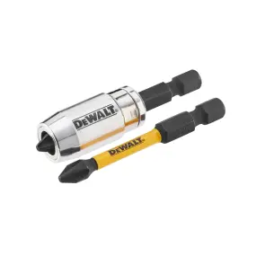 Набор бит и насадок DeWALT "IMPACT TORSION", ударные, Ph2, L = 50 мм, 2 шт + магнитный держатель шурупов №5