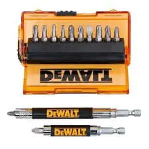 Набір біт DeWALT, Phillips, Pozidriv, Torx, Slotted, Ph1, Ph2, Ph3, Pz2 , Pz3, Sl6, T15, T20, T25, T30, L= 25 мм, 14 шт, блістер №4