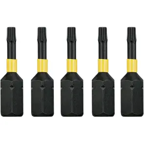 Набір біт DeWALT, ударні IMPACT TORSION, Torx, Т10, L=25 мм, 5 шт №3