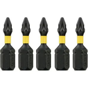 Набір біт DeWALT, ударні, IMPACT TORSION EXTREME, Pozidriv, Pz1, L= 25 мм, 5 шт №4