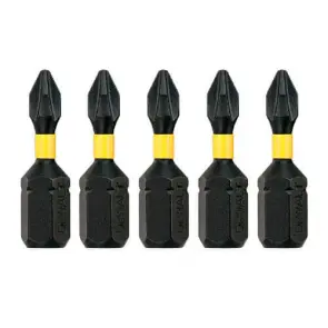 Набір біт DеWALT, ударні, IMPACT TORSION EXTREME, Philips, Ph2, L=25 мм, 5 шт №6