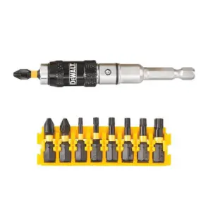 Набір біт DeWALT "IMPACT TORSION", ударні, Torx, Philips, Pozidriv, L = 25 мм - Ph2, Pz2, Т10, Т15, Т20, T25, Т30, шарнірний утримувач насадок, 10 шт №5