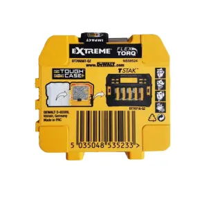 Набор бит DeWALT "EXTREME FLEXTORQ", Pozidriv, Pz2, L = 25 мм, 25 шт, кейс №4