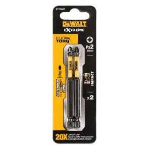 Набор бит DeWALT "IMPACT TORSION", ударные, Pz2, L = 89 мм, 2 шт №3