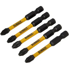 Набір біт DeWALT, ударні, IMPACT TORSION EXTREME, Pozidriv, Pz2, L=50 мм, 5 шт №5