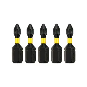 Набор бит DеWALT, ударные, IMPACT TORSION EXTREME, Philips, Ph1, L = 25 мм, 5 шт №6