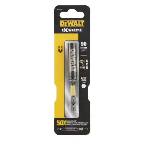 Магнітний тримач біт (вставок), DeWALT EXTREME Flextorq IMPACT, L= 90 мм, хвостовик 1/4", 6.35 мм №3