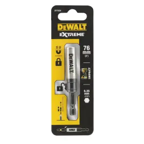 Магнітний тримач біт (вставок), DeWALT EXTREME Flextorq IMPACT, L= 76 мм, хвостовик 1/4", 6.35 мм №3