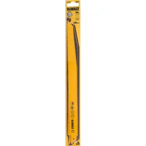 Полотно пильне DeWALT для деревини, швидке розпилювання, довжина 305 мм, крок зубів 6 TPI, для шабельних пил, упаковка 5 шт №2