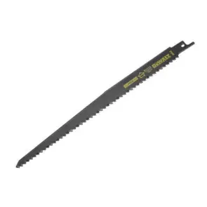 Полотно пильное DeWALT биМеталлическое по дереву и пластику, HCS, длина 228 мм, шаг зубьев 6 TPI, для сабельных пил, упаковка 5 шт №3