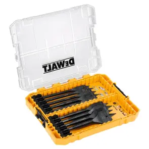 Набір перових свердл DeWALT по дереву, 9 шт, кейс Tough Case №3