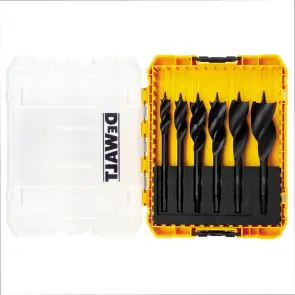 Набор спиральных сверл "EXTREME IMPACT" DeWALT по дереву с отводящими канавками, d = 13,16,20,22,25,32 мм №4