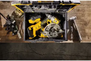 Ящик TOUGHSYSTEM 2.0 DeWALT, 555х375х317 мм, збільшеної місткості з лотком №17