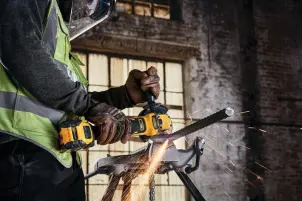 Шліфмашина кутова - болгарка акумуляторна безщіткова DeWALT DCG409VSNT №9