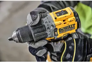 Дрель-шуруповёрт аккумуляторная бесщёточная ударная DeWALT DCD805E1T №8