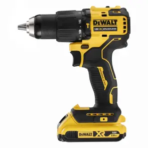 Дрель-шуруповерт аккумуляторная бесщёточная ударная DeWALT DCD709D2T №7