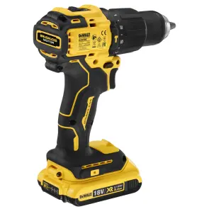 Дрель-шуруповерт аккумуляторная бесщёточная ударная DeWALT DCD709D2T №9
