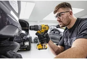 Дриль-шурупокрут акумуляторний безщітковий ударний DeWALT DCD706D2 №9