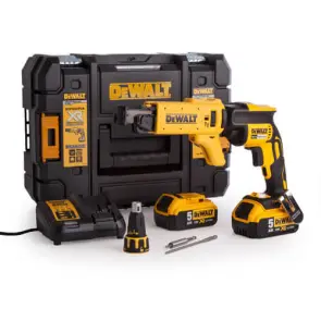 Шуруповерт аккумуляторный DeWALT, 18V XR Li-Ion, бесщеточный, 30/5 Нм, 4400 об / мин, чемодан, вес (с аккум. 2 Ач - с аккум. 5 Ач) 1.48 / 1.8 кг №8