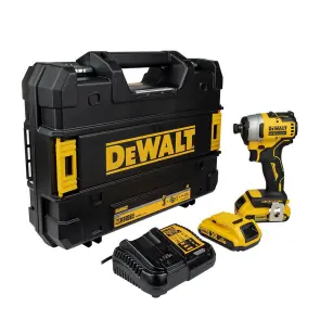 Шурупокрут ударний акумуляторний DeWALT, 18V XR Li-Ion, безщітковий, 190 Нм, 2800 об/хв, валіза, вага 0.96 кг DCF809D2T №8