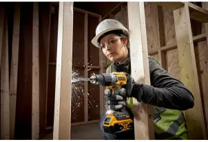 Дрель-шуруповёрт аккумуляторная бесщёточная ударная DeWALT DCD805P2T №6