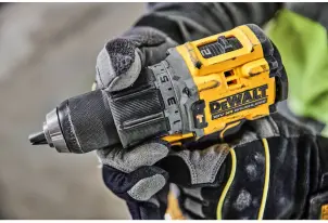 Дрель-шуруповёрт аккумуляторная бесщёточная ударная DeWALT DCD805P2T №8