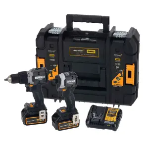 Набор из двух инструментов аккумуляторных бесщеточных McLaren F1 TEAM LIMITED EDITION DeWALT DCK200MM2T №16