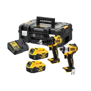 Набір з двох інструментів акумуляторних безщіткових DeWALT DCK2062M2T №2