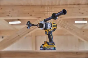 Дриль-шурупокрут акумуляторний безщітковий ударний DeWALT DCD1007H2T №11