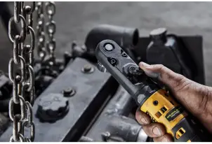 Гайкокрут кутовий - ключ-храповик акумуляторний безщітковий DeWALT DCF510N №10