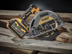 Пила дискова акумуляторна безщіткова DeWALT DCS573NT №14