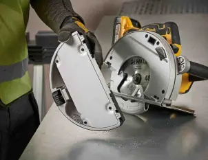 Пилка дискова по металу акумуляторна DeWALT DCS383H2 №9