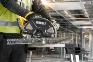 Пилка дискова по металу акумуляторна DeWALT DCS383H2 №11