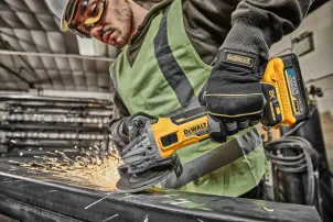 Шліфмашина кутова - болгарка акумуляторна безщіткова DeWALT DCG405H2T №6