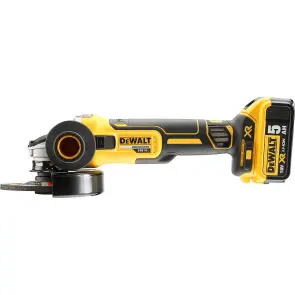 Шлифмашина угловая - болгарка бесщеточная аккумуляторная DeWALT DCG405NT №5