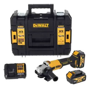 Шліфмашина кутова - болгарка акумуляторна безщіткова DeWALT DCG407M2T №7