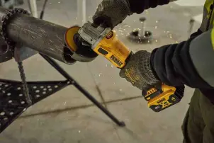 Шліфмашина кутова - болгарка акумуляторна безщіткова DeWALT DCG407M2T №8