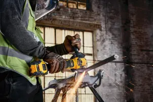 Шліфмашина кутова - болгарка акумуляторна безщіткова DeWALT DCG416VSN №6