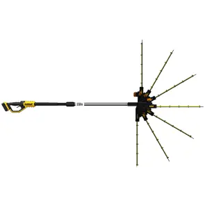 Кущоріз акумуляторний безщітковий зі штангою DeWALT DCMPH566N №3
