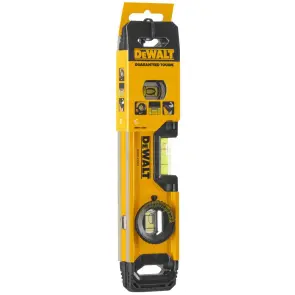 Уровень TORPEDO из алюминия длиной 230 мм с 3 капсулами и магнитами DeWALT DWHT0-43003 №6