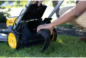 Газонокосилка аккумуляторная бесходная самоходная DeWALT DCMWSP550N №16