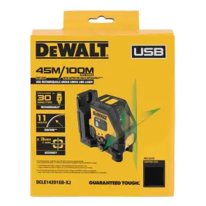 Уровень лазерный линейный DeWALT DCLE14201GB №11