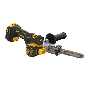 Напилок стрічковий акумуляторний безщітковий DeWALT DCM200NT №4