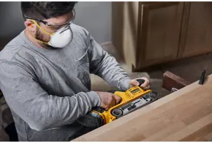 Шлифмашина ленточная аккумуляторная бесщеточная DeWALT DCW220N №12